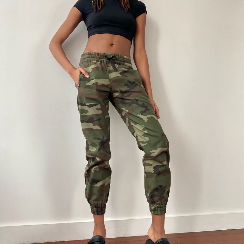 TNA Camo Alix Cargo Pant Aritzia